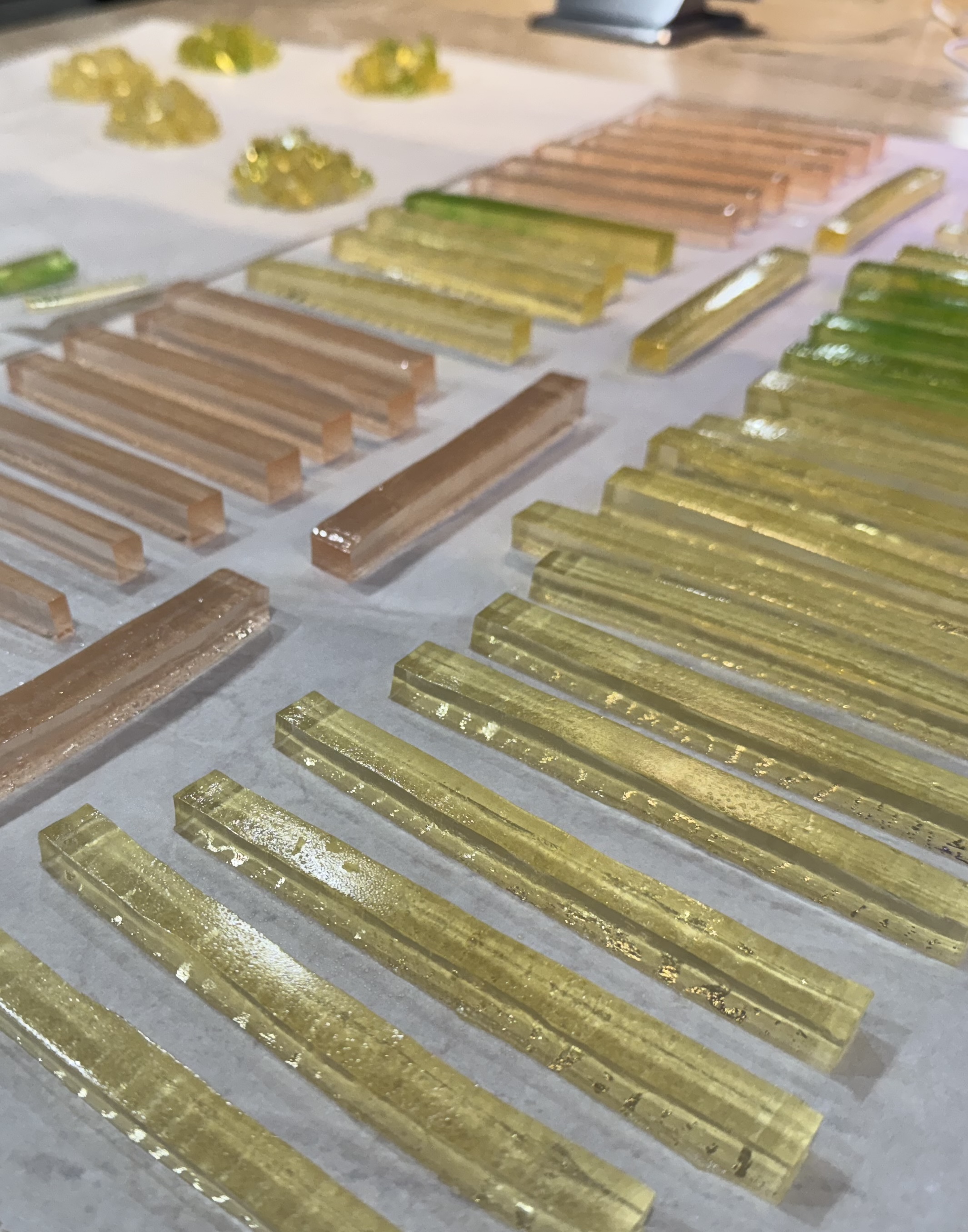 Product photo of fresh sea glass candy.