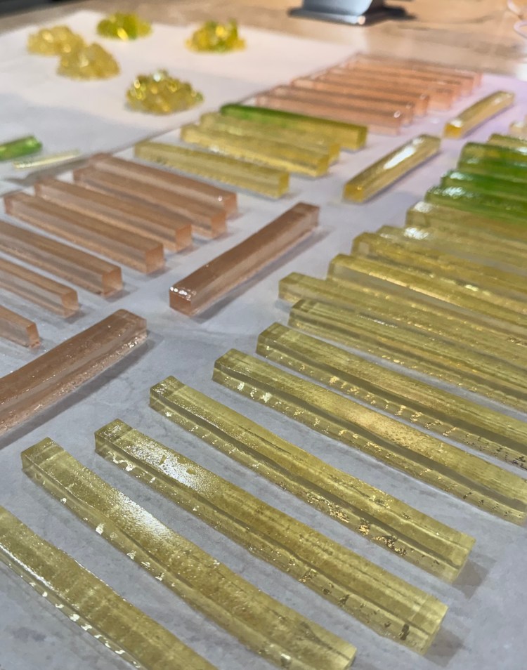Product photo of fresh sea glass candy.